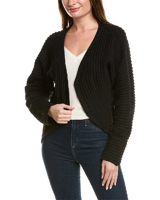 Gracia Textured Rib Cardigan