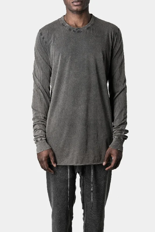 LS1B - Long sleeve tee, Acid grey