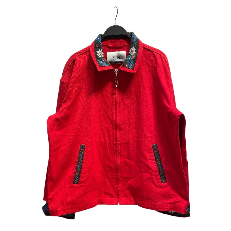 BODE/Jacket/S/RED/bode rd jacket floaral sleeve