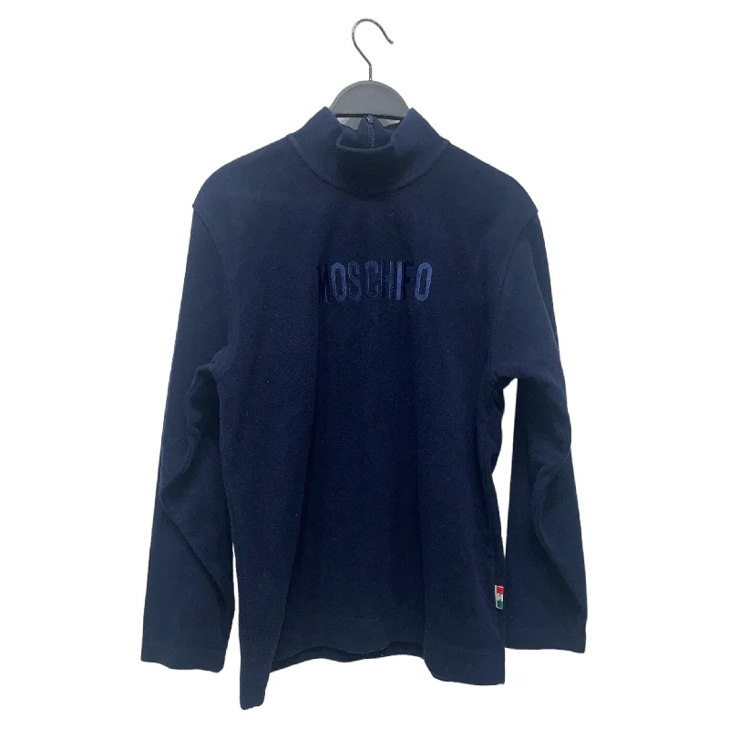 MOSCHINO JEANS/Fleece Jkt/S/Cotton/NVY/