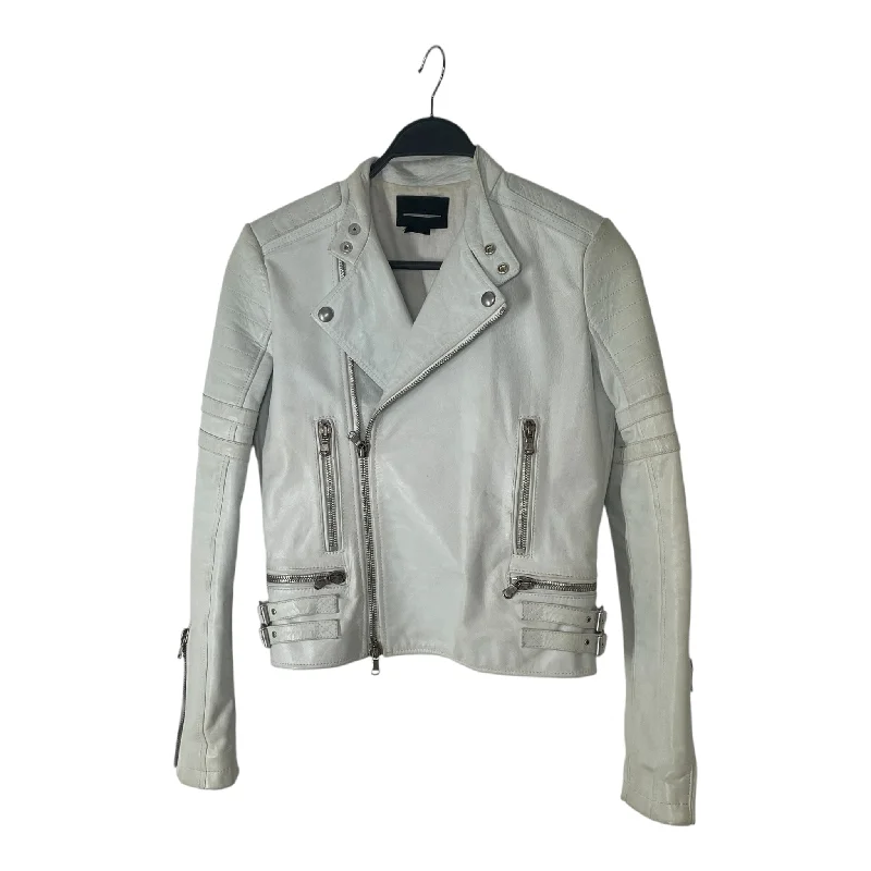 DIESEL BLACKGOLD/Leather Jkt/38/Leather/WHT/