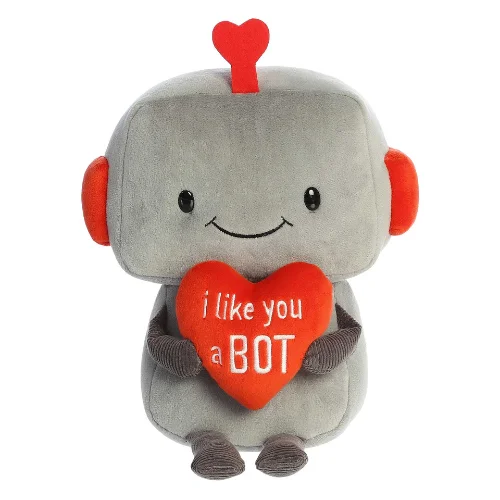 13" I Like You A Bot Robot Stuffed Plush