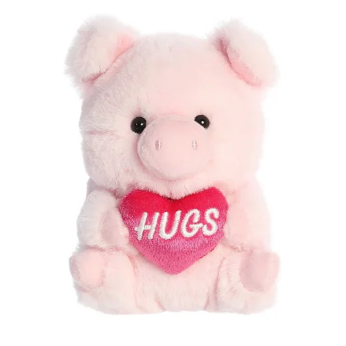 5" Hugs Pink Pig Stuffed Plush