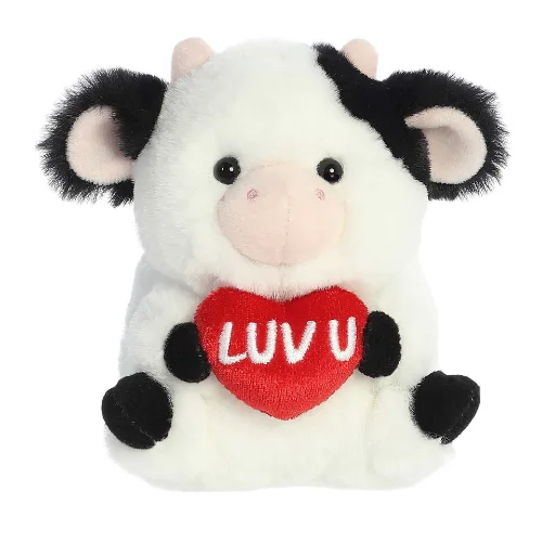 5" Luv U Cow Stuffed Plush