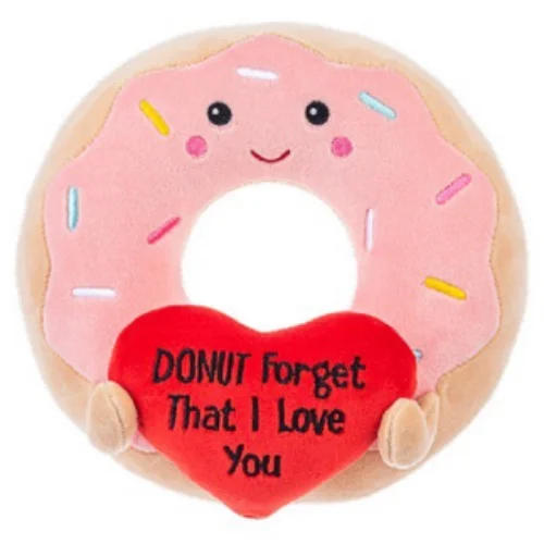 7" Squishy Squad Yummies Donut Forget That I Love You Stuffed Plush