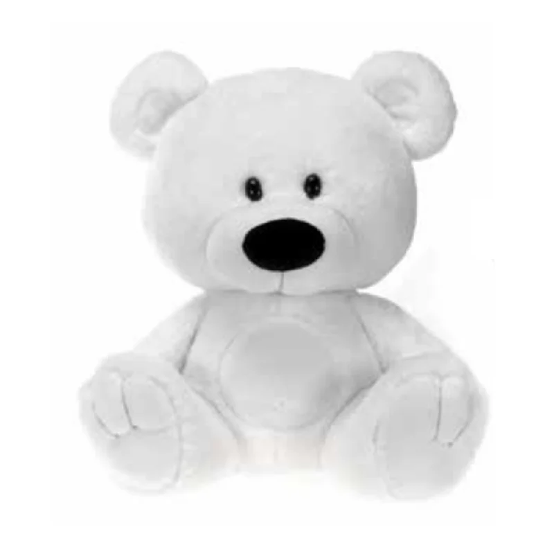 9.5" Signature All White Bear Plush Stuffed Animal