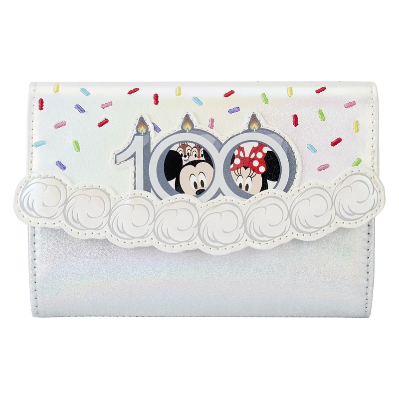 Disney100 Anniversary Celebration Cake Flap Wallet