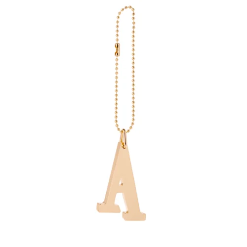 Gold Monogram Anywhere Charm - A