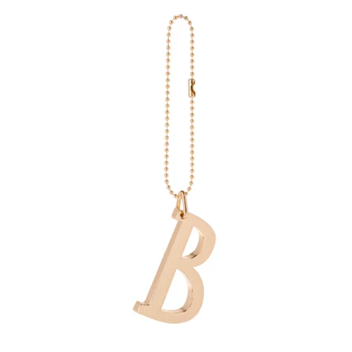 Gold Monogram Anywhere Charm - B