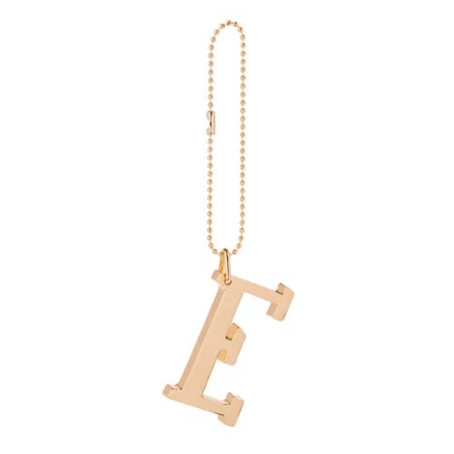 Gold Monogram Anywhere Charm - E