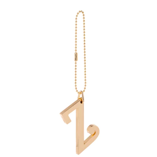 Gold Monogram Anywhere Charm - Z