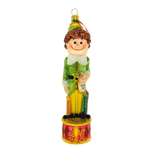 Hallmark 2023 Buddy the Elf™ Glass Ornament