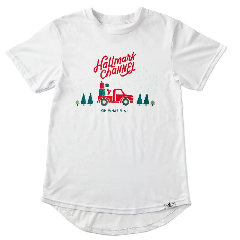 Hallmark Channel Oh What Fun Red Truck T-Shirt