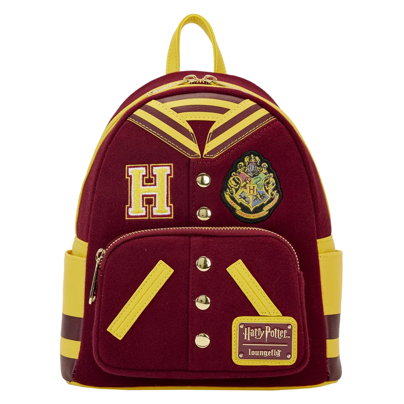 Harry Potter Hogwarts Crest Varsity Jacket Mini Backpack