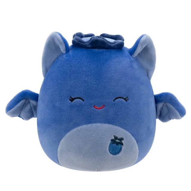 Squishmallow Bessie the Blueberry Bat 5" Stuffed Plush by Kelly Toy