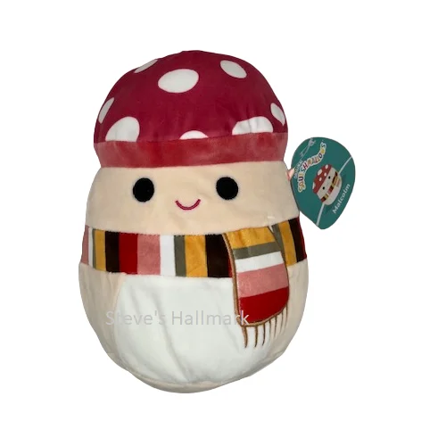 Squishmallow Fall Harvest Malcolm the Mushroom with Scarf 7.5" Stuffed Plush by Kelly Toy