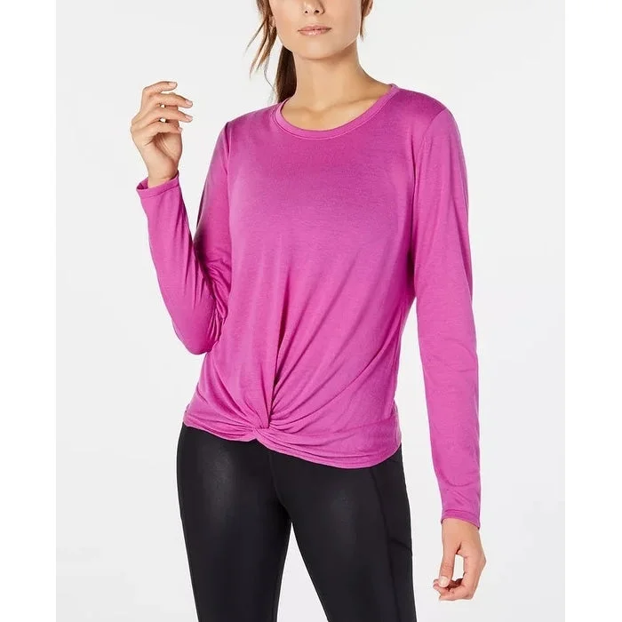 Calvin Klein Women's Fitness Running T-Shirt Purple Size Xx-Large