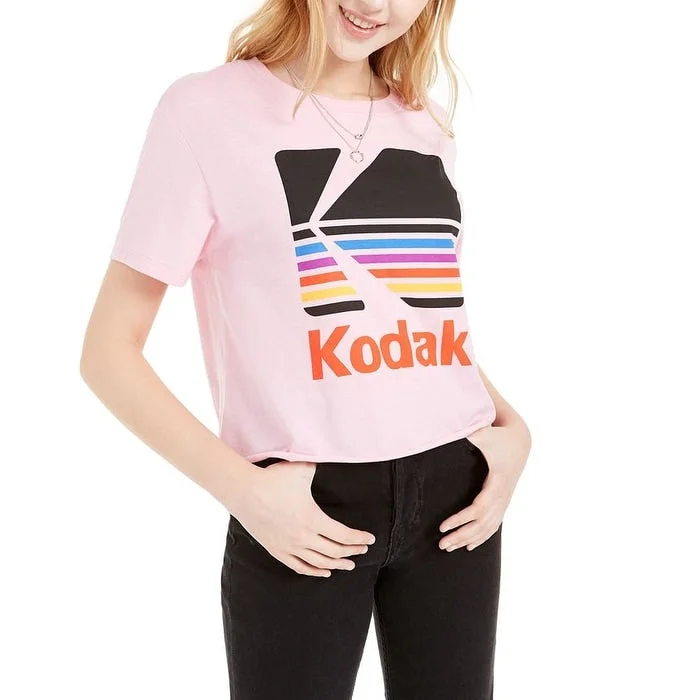 Love Tribe Junior's Kodak T-Shirt Pink Size M