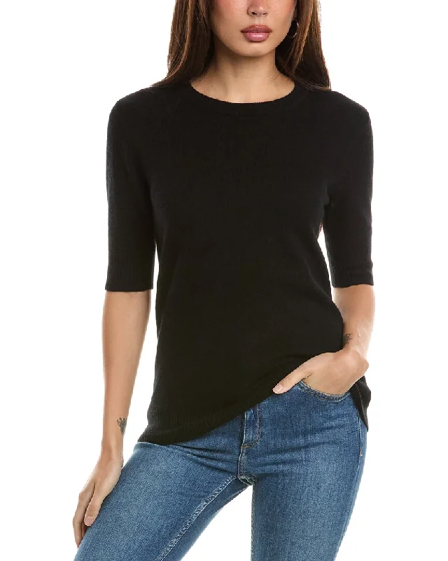 Two Bees Cashmere Classic Wool & Cashmere-Blend T-Shirt