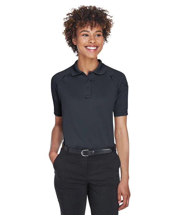 M211W - Harriton Ladies Advantage Snag Protection Plus Tactical Polo Shirt | Dark Charcoal