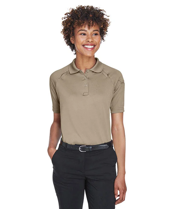 M211W - Harriton Ladies Advantage Snag Protection Plus Tactical Polo Shirt | Desert Khaki