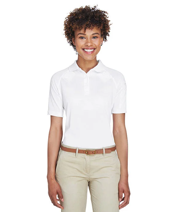 M211W - Harriton Ladies Advantage Snag Protection Plus Tactical Polo Shirt | White