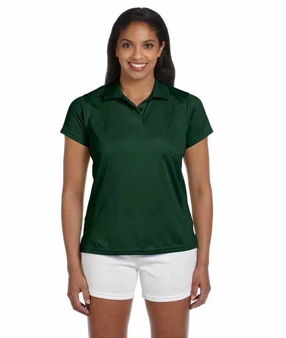 M315W - Harriton Ladies 4 oz. Polytech Polo Shirt | Dark Green