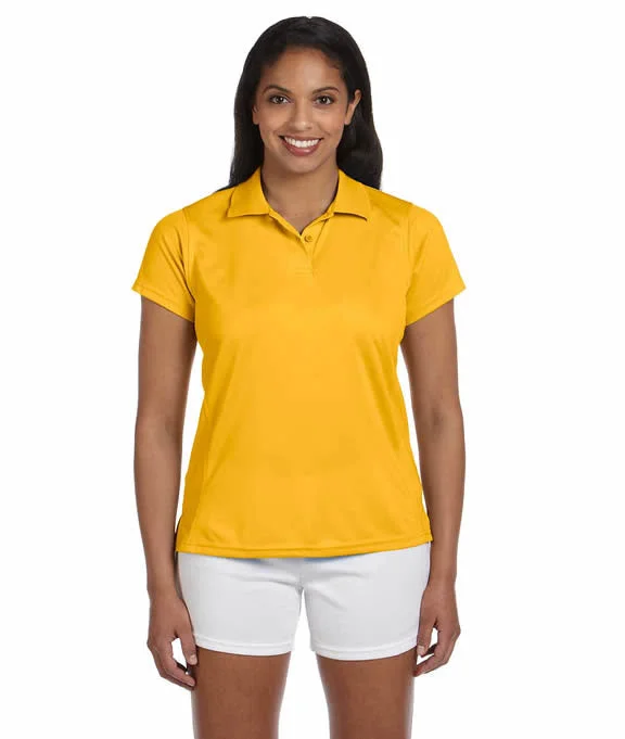 M315W - Harriton Ladies 4 oz. Polytech Polo Shirt | Gold