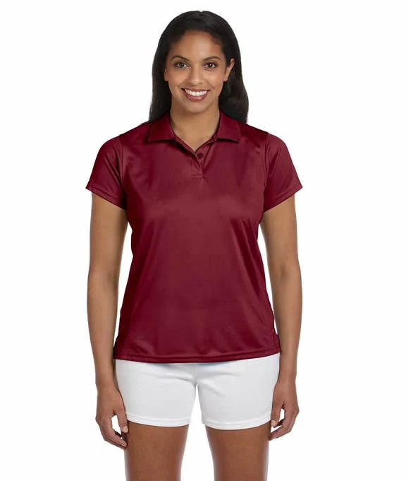 M315W - Harriton Ladies 4 oz. Polytech Polo Shirt | Maroon