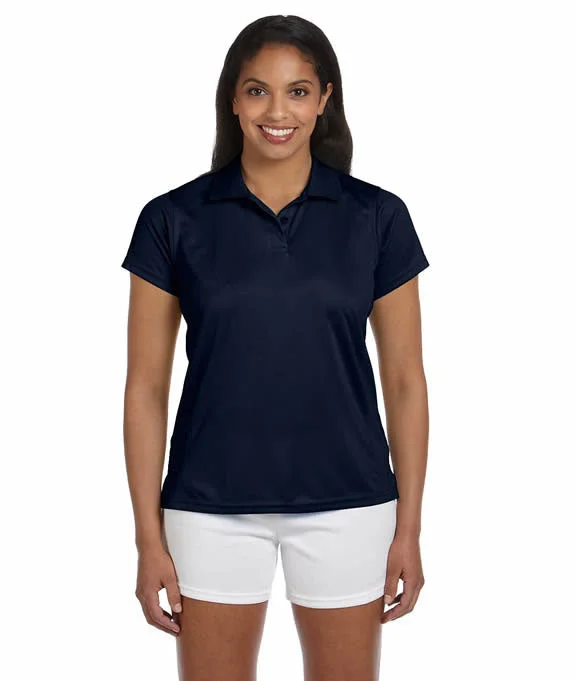 M315W - Harriton Ladies 4 oz. Polytech Polo Shirt | Navy