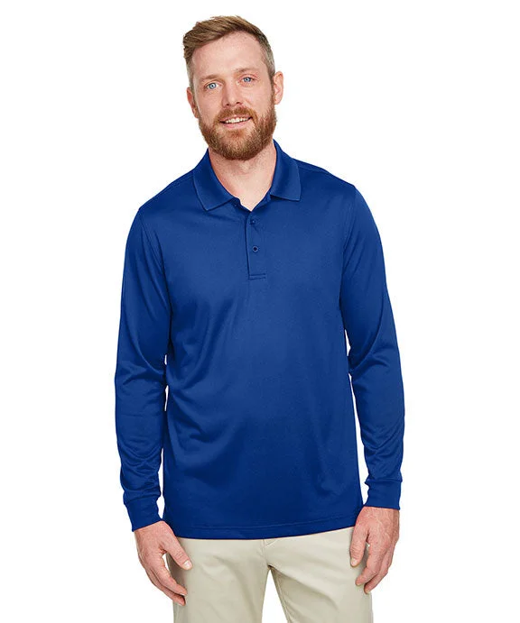 M348L - Harriton Mens Advantage Snag Protection Plus IL Long Sleeve Polo Shirt | True Royal