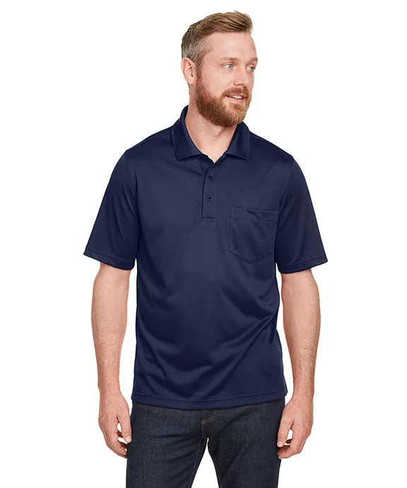 M348P - Harriton Mens Advantage Snag Protection Plus IL Pocket Polo Shirt | Dark Navy