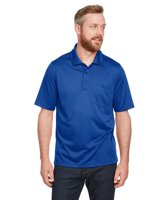 M348P - Harriton Mens Advantage Snag Protection Plus IL Pocket Polo Shirt | True Royal