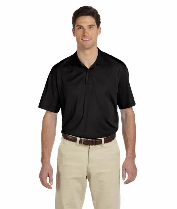 M354 - Harriton Mens Micro-Piqué Polo Shirt | Black