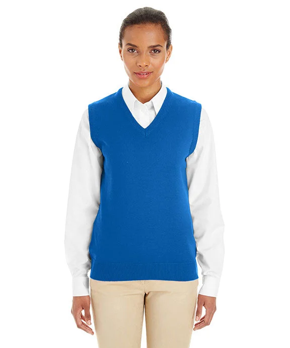 M415W - Harriton Ladies Pilbloc™ V-Neck Sweater Vest | True Royal