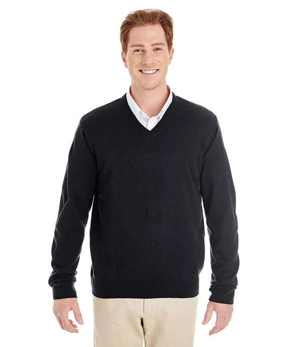 M420 - Harriton Mens Pilbloc™ V-Neck Sweater | Black