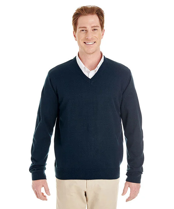 M420 - Harriton Mens Pilbloc™ V-Neck Sweater | Dark Navy