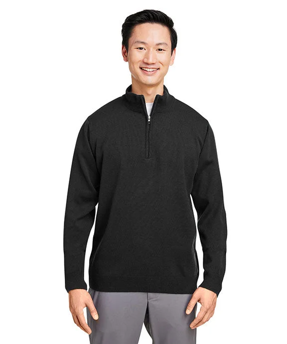 M421 - Harriton Unisex Pilbloc™ Quarter-Zip Sweater | Black