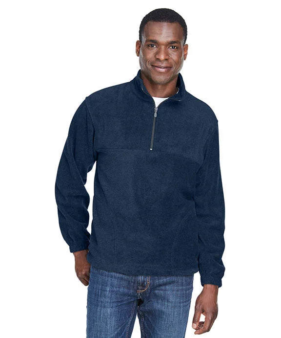 M980 - Harriton Adult 8 oz Quarter-Zip Fleece Pullover | Navy