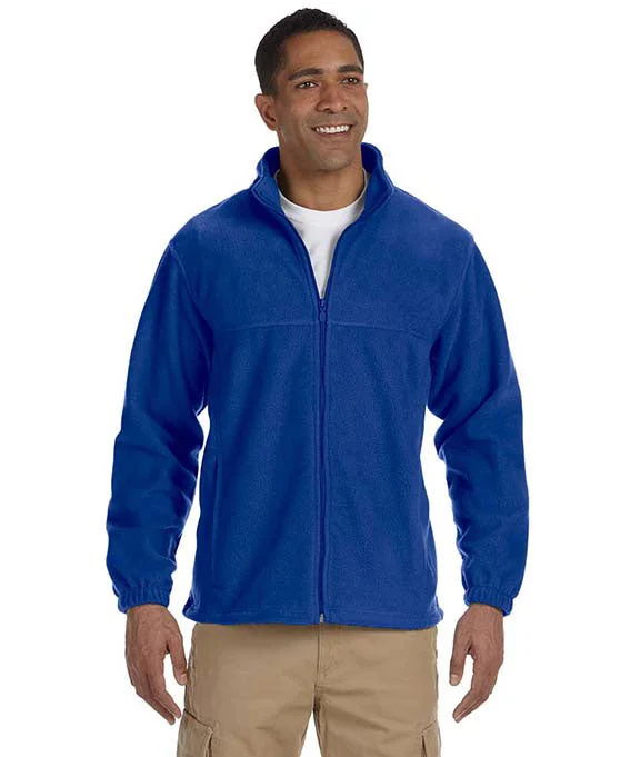 M990 - Harriton Mens 8 oz. Full-Zip Fleece Jacket | True Royal