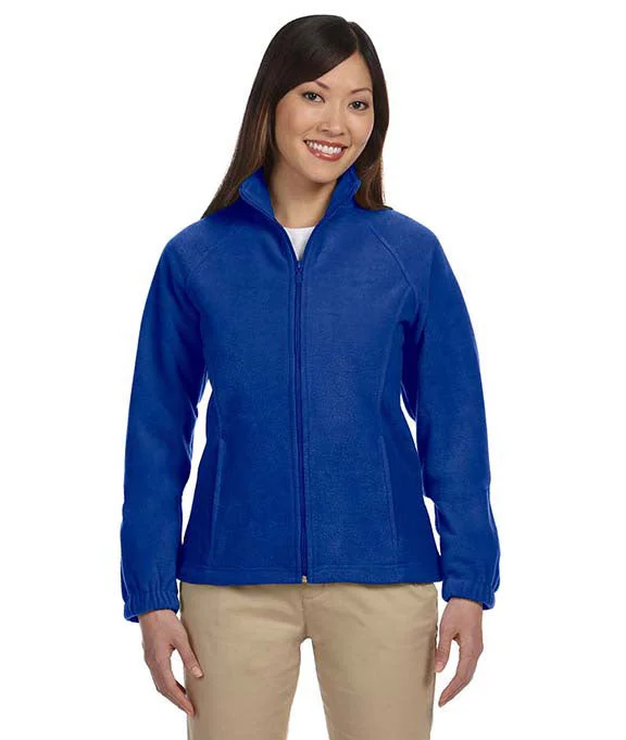 M990W - Harriton Ladies 8 oz. Full-Zip Fleece Jacket | True Royal