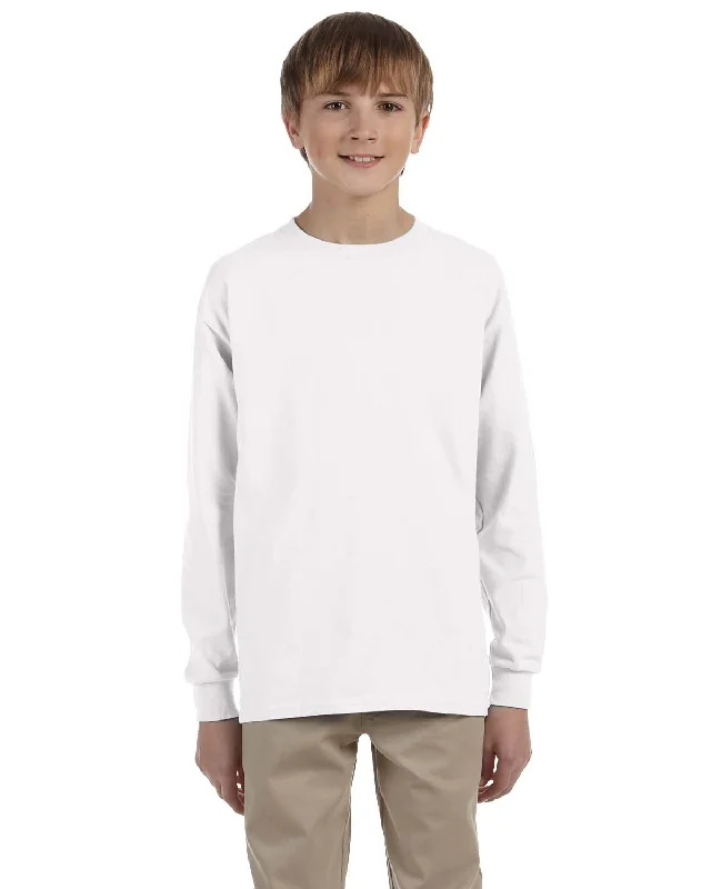 Gildan G240B Youth Ultra Cotton  Long-Sleeve T-Shirt