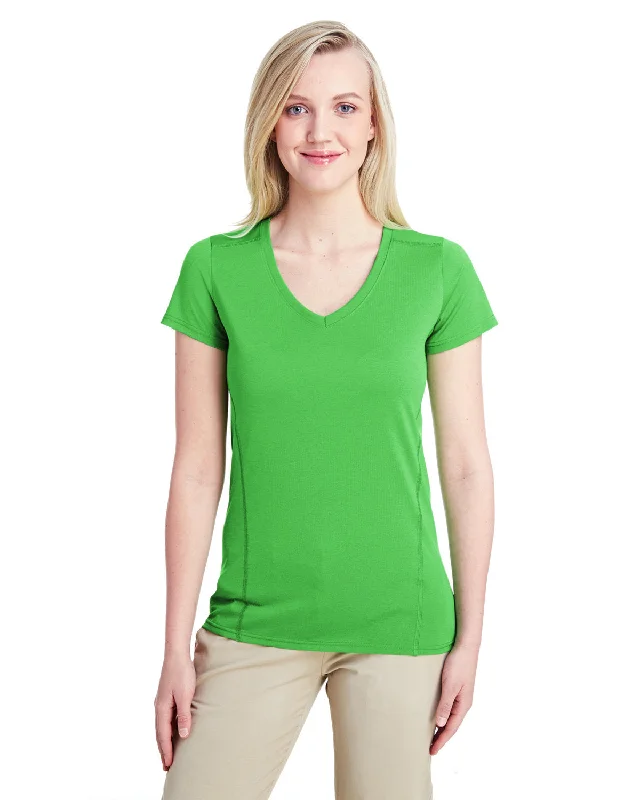 Gildan G47V Ladies' Performance Ladies' 4.7 oz. V-Neck Tech T-Shirt