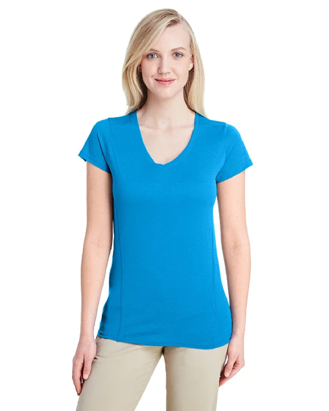 Gildan G47V Ladies' Performance Ladies' 4.7 oz. V-Neck Tech T-Shirt