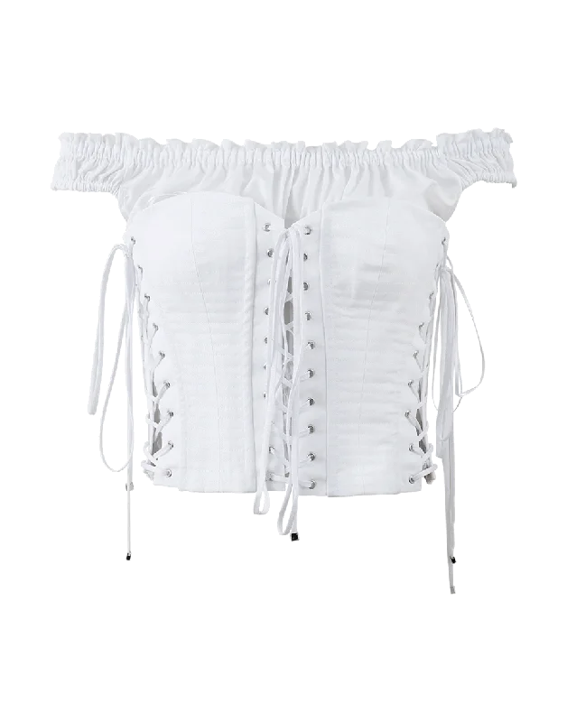 Optical Corset Top