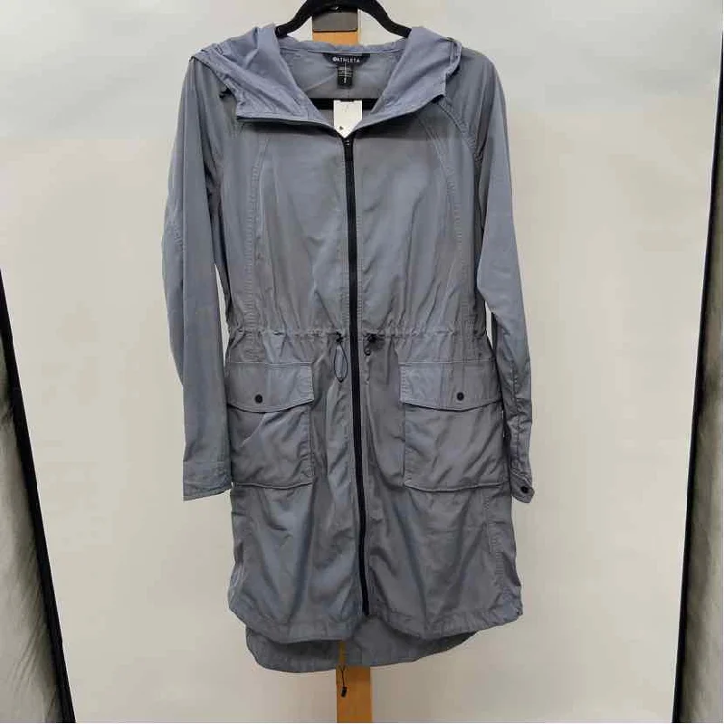 Athleta Women's Size S Gray Solid Coat