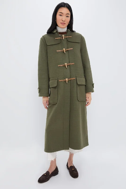 Olive Green Arthur Toggle Coat