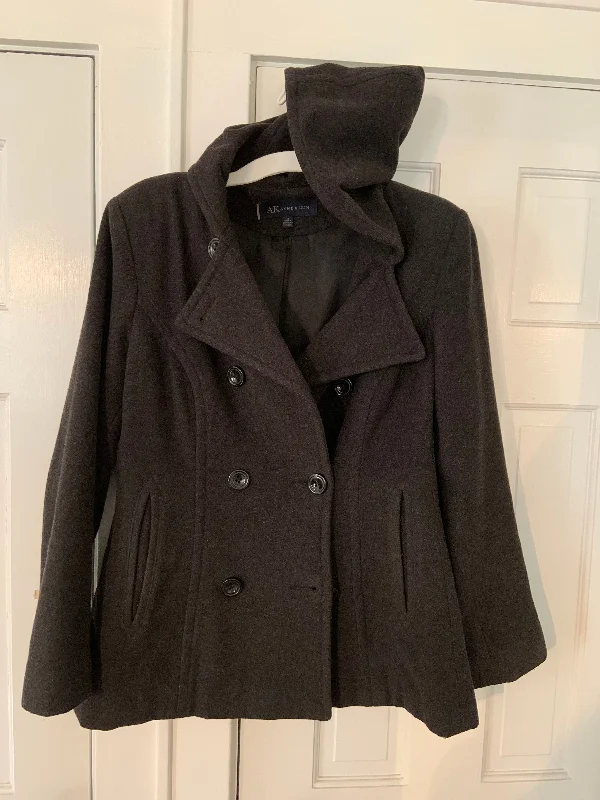 Anne Klein Dark dark peat coat with hood Women's - M