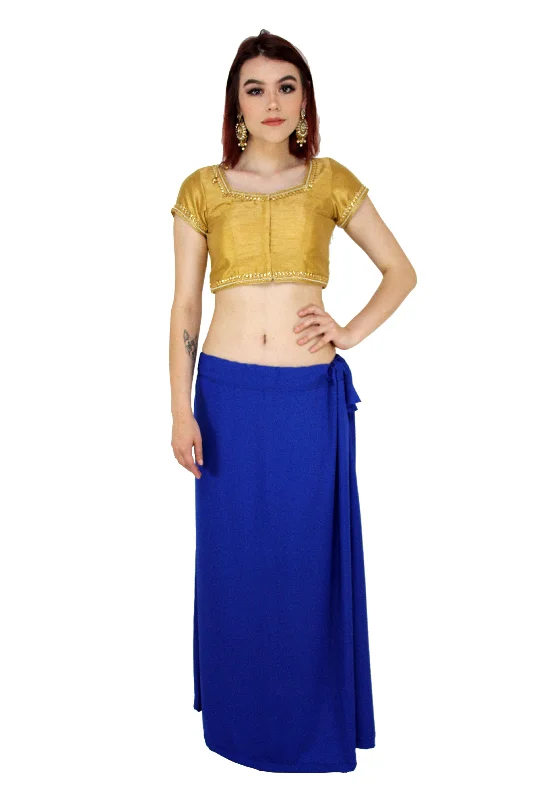 Sari Petticoat- Royal Blue