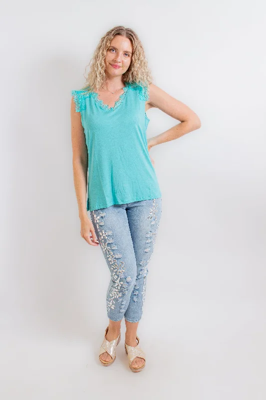 Turquoise Tank Top